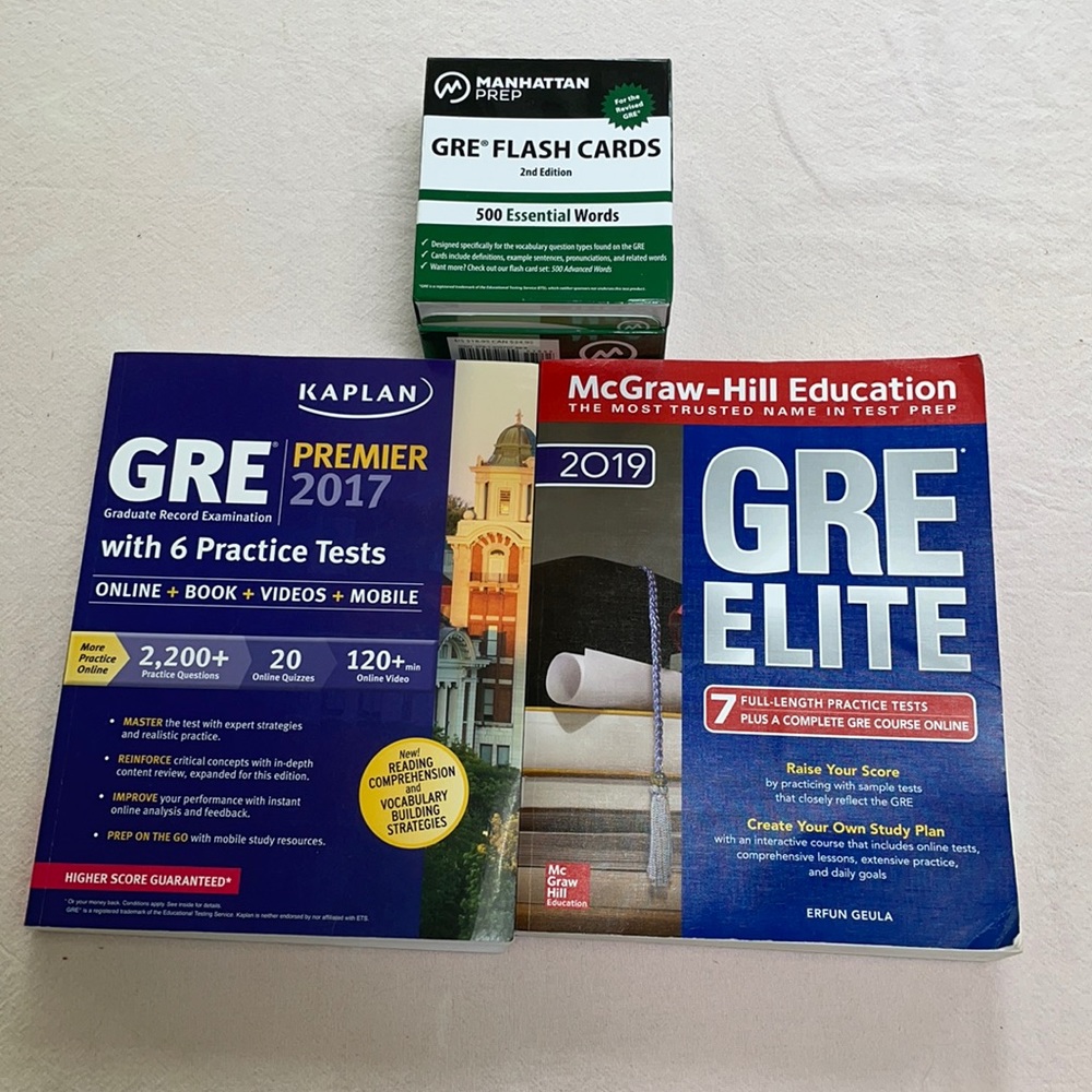 GRE study set barely used